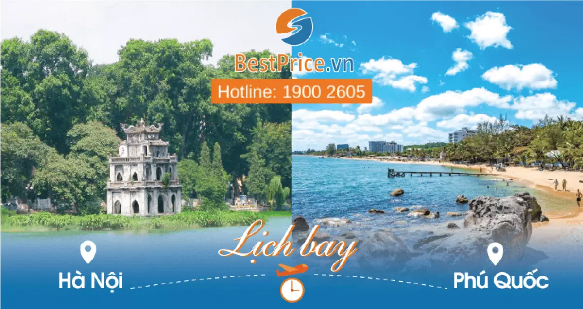 Lịch bay từ Hà Nội đi Phú Quốc