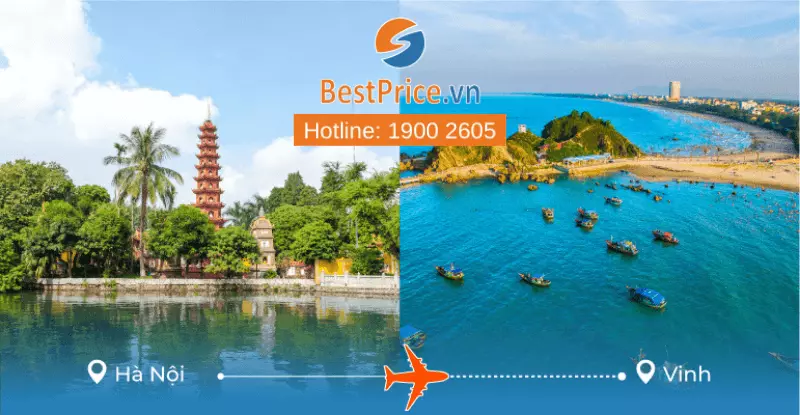 Đặt vé máy bay Hà Nội đi Vinh