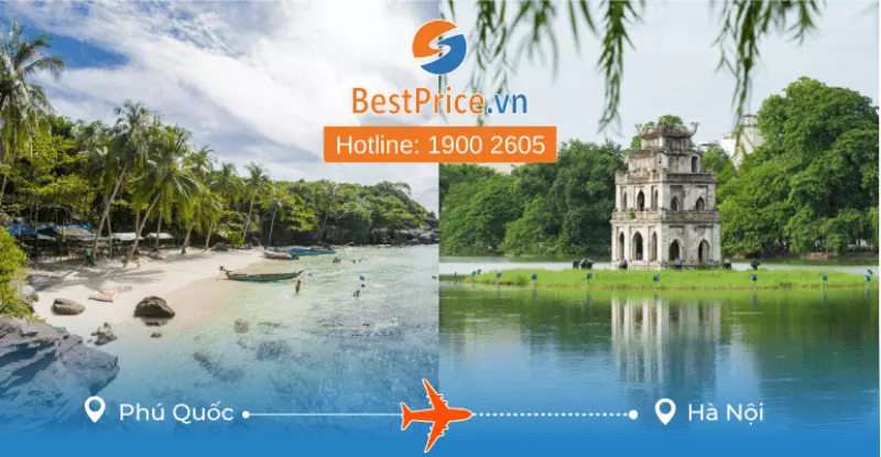 Đặt vé máy bay Phú Quốc đi Hà Nội