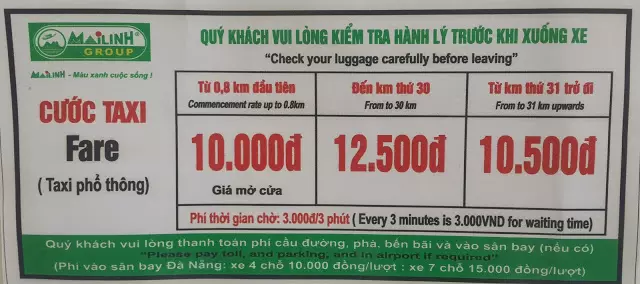 Taxi đường dài giá rẻ Mai Linh