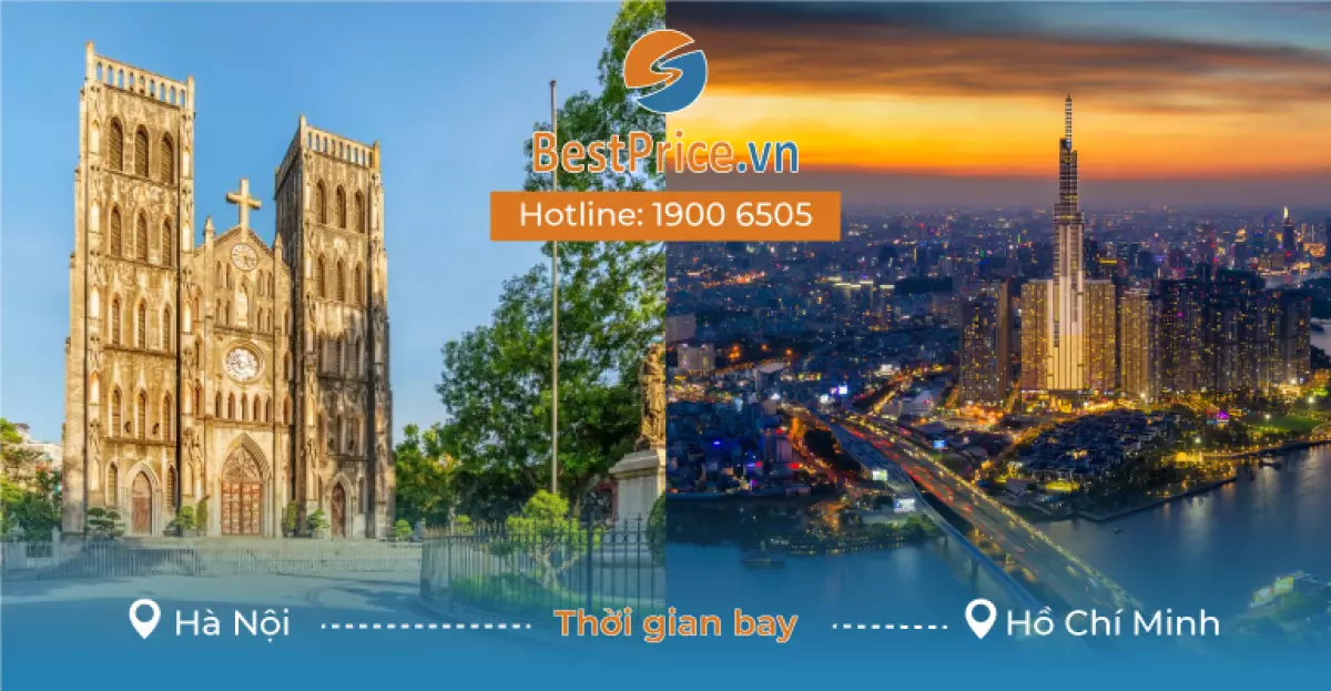 Thời gian bay từ Hà Nội đến Hồ Chí Minh