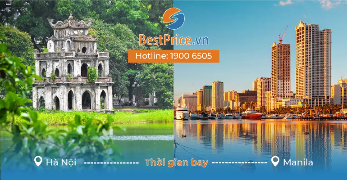 Đặt vé máy bay Hà Nội đi Manila