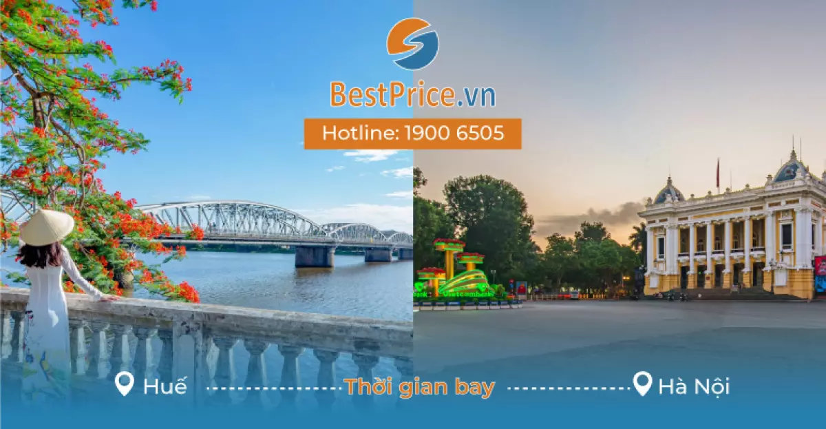 Thời gian bay từ Huế đi Hà Nội mất bao lâu