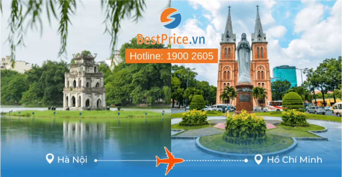 Đặt vé máy bay Hà Nội đi Sài Gòn (TPHCM) giá rẻ tại BestPrice