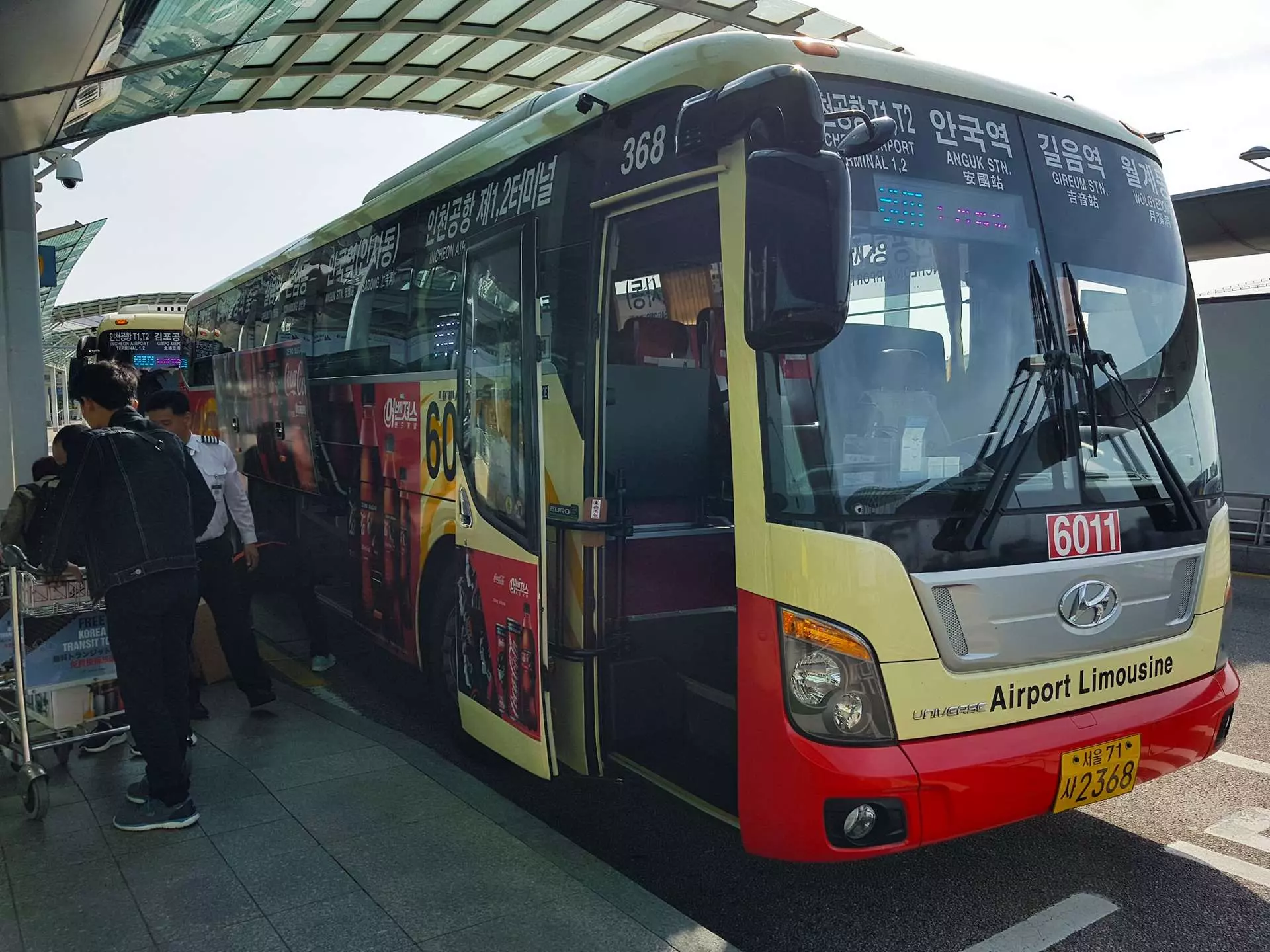 Xe Bus san bay Incheon