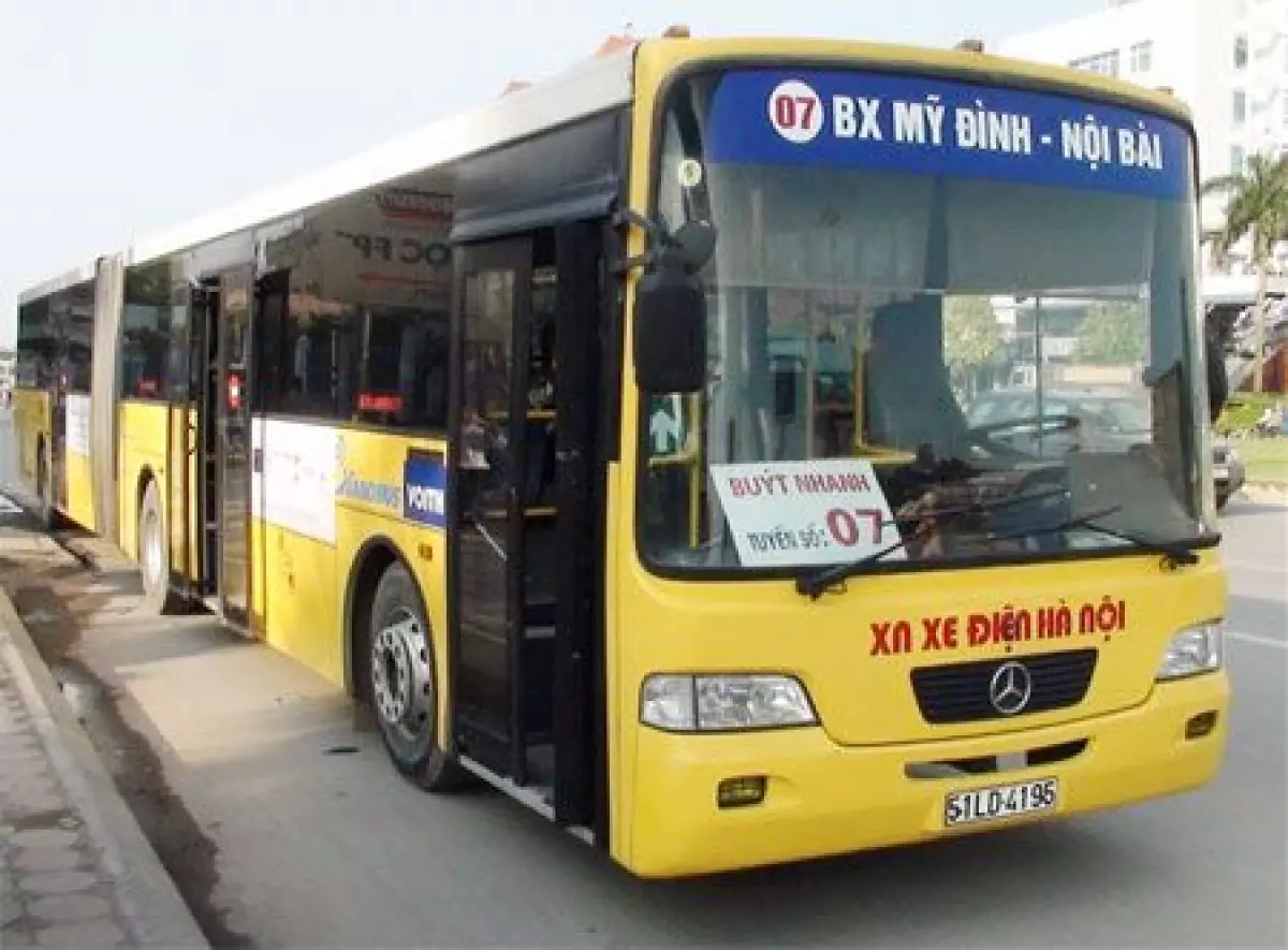 Các tuyến xe bus đi sân bay Nội Bài