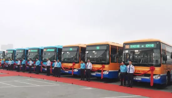 Các tuyến xe bus đi sân bay Nội Bài