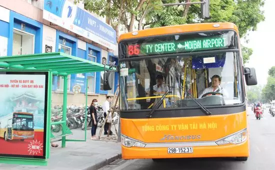 Các tuyến xe bus đi sân bay Nội Bài