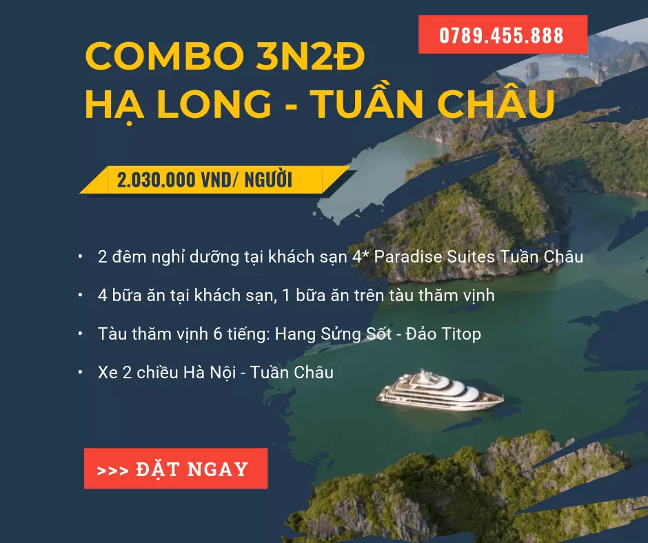 Combo Hạ Long Tuần Châu 3 ngày 2 đêm