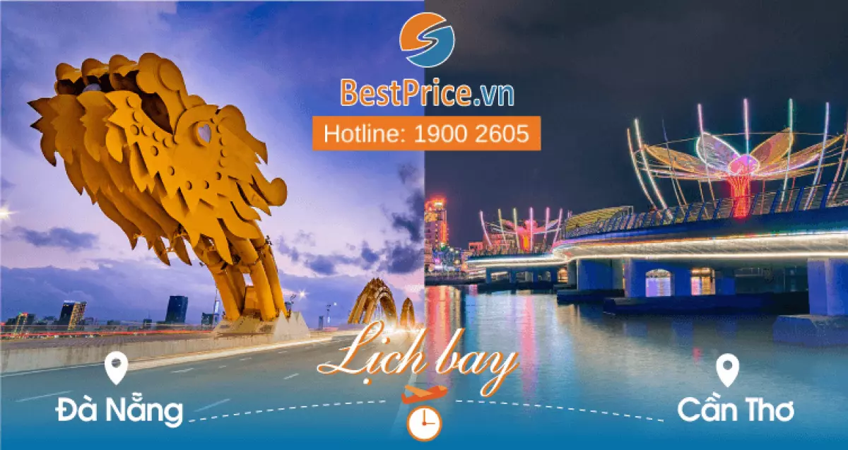 Lịch bay Đà Nẵng đi Cần Thơ