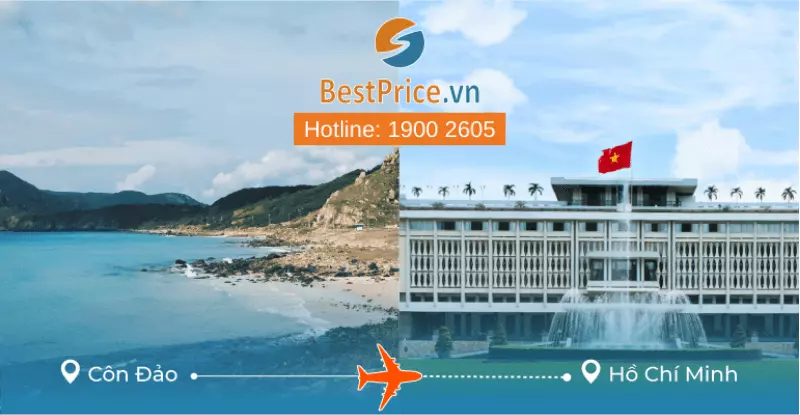 Đặt vé máy bay Côn Đảo đi Sài Gòn