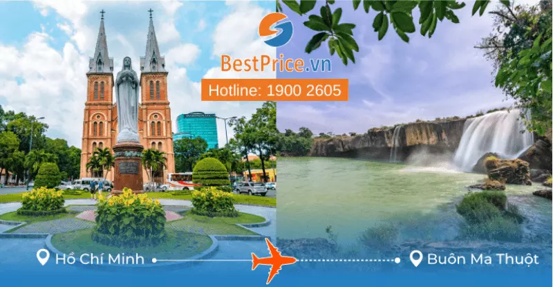 Đặt vé máy bay Sài Gòn đi Buôn Ma Thuột