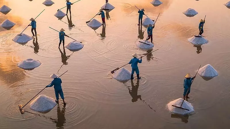 Săn vé máy bay đi Quảng Nam du lịch đồng muối Sa Huỳnh