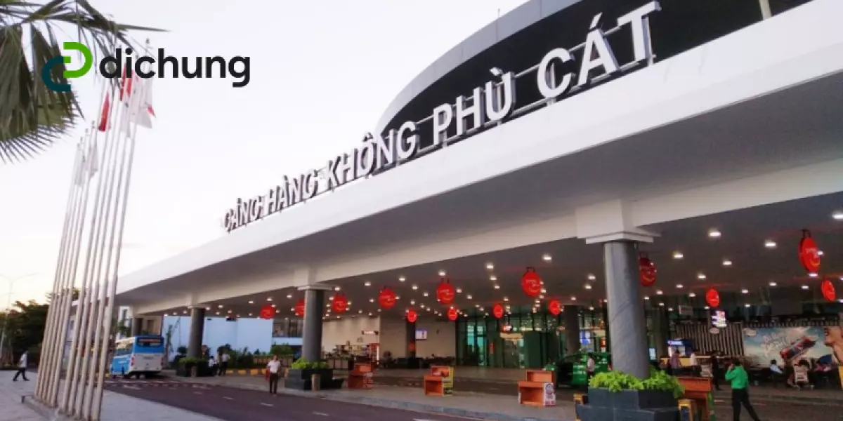 Quãng đường từ sân bay Quy Nhơn đến thành phố