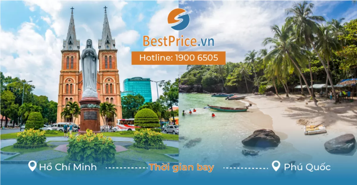 Thời gian bay từ Hồ Chí Minh đến Phú Quốc mất bao lâu?