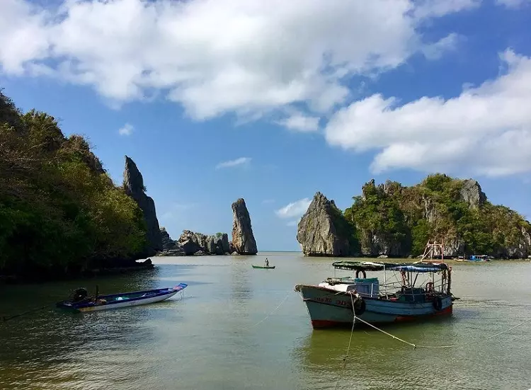 Ở Kiên Giang có rất nhiều địa điểm du lịch có phong cảnh đẹp