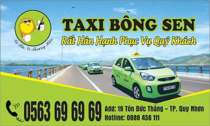 Taxi Bông Sen Quy Nhơn