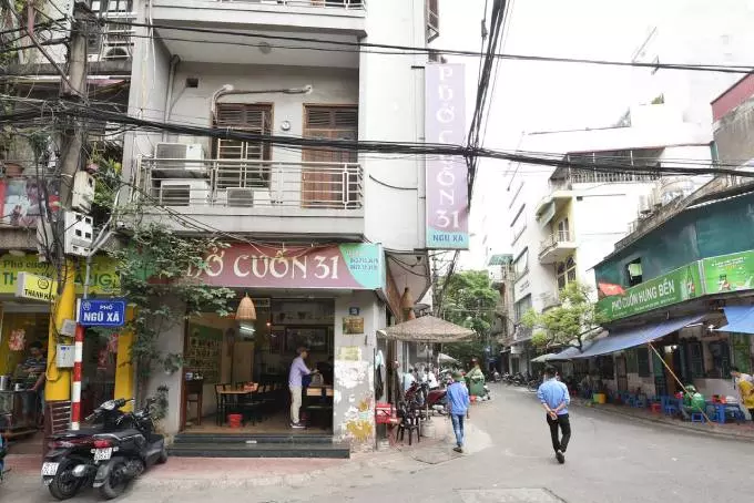 phở cuốn Hà Nội Ngũ Xã