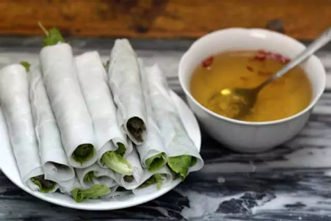 phở cuốn Hà Nội Thanh Hằng