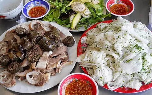 Bánh hỏi lòng heo