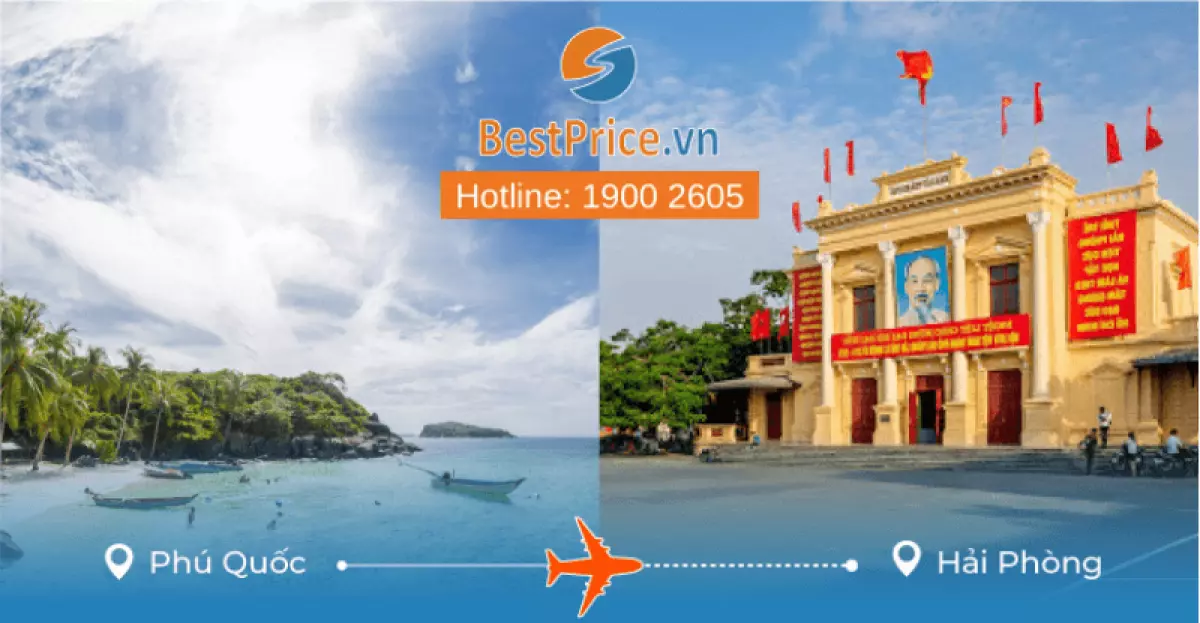 Đặt vé máy bay từ Phú Quốc đi Hải Phòng