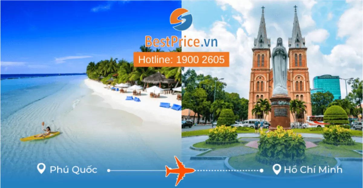 Đặt vé máy bay Phú Quốc đi Sài Gòn giá rẻ tại BestPrice