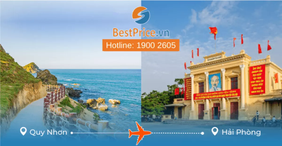 Đặt vé máy bay Quy Nhơn đi Hải Phòng