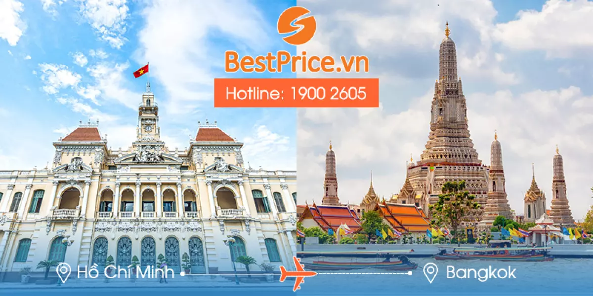 Vé máy bay Sài Gòn (TP.HCM) đi Bangkok