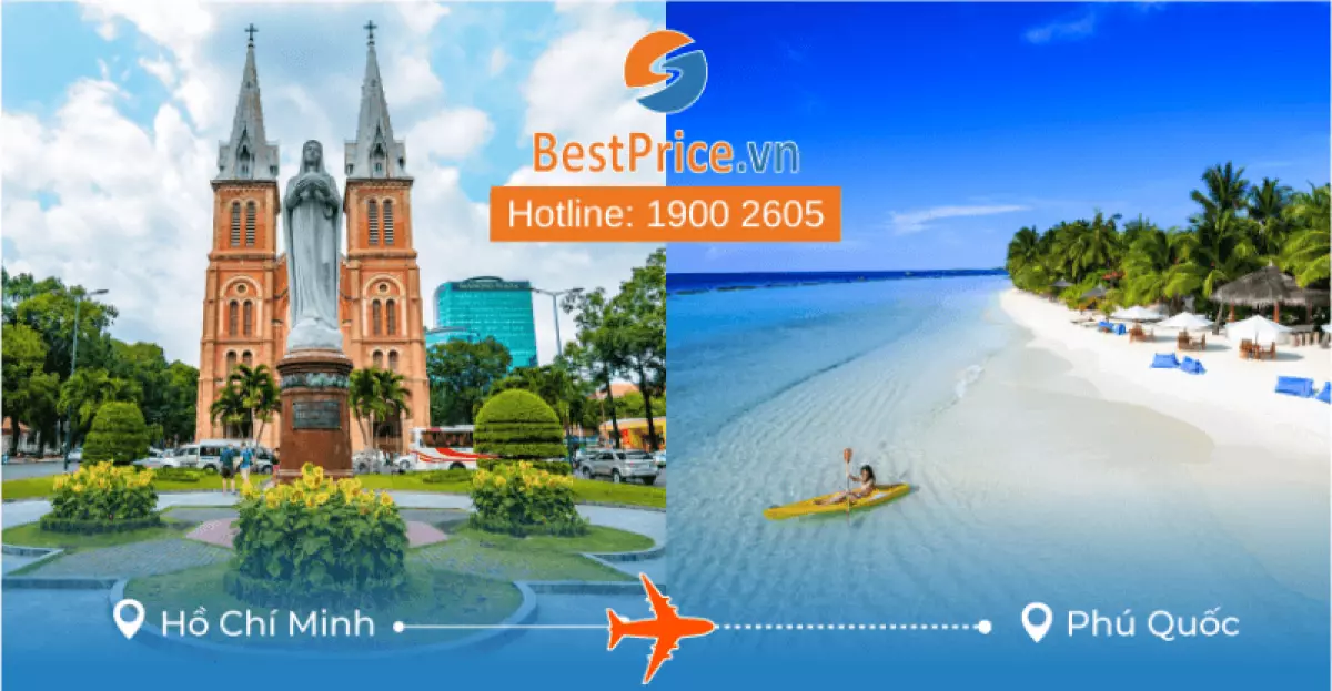 Đặt vé máy bay Sài Gòn (TP.HCM) đi Phú Quốc tại BestPrice