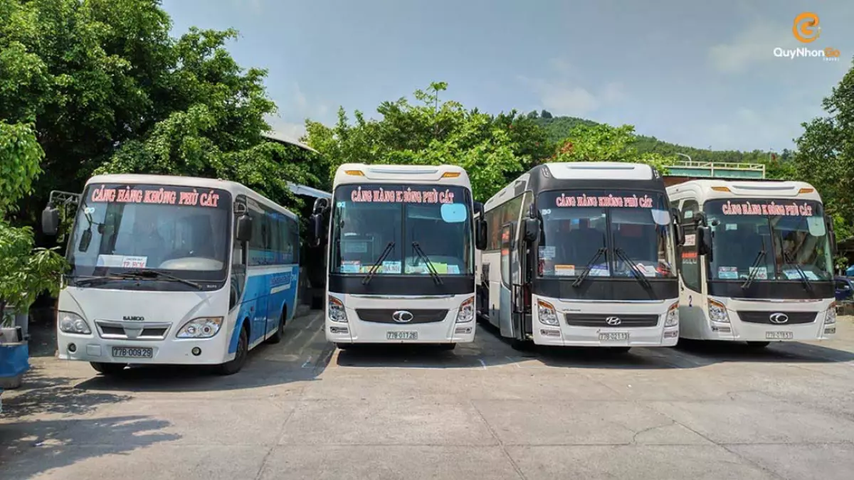 Xe bus Quy Nhơn đi sân bay Phù Cát