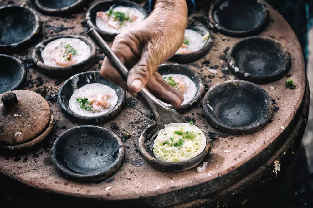 Bánh căn hải sản Nha Trang