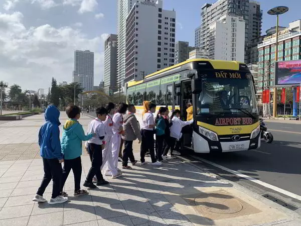 Xe bus tại Nha Trang