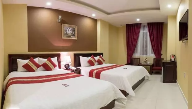 Victory Dalat Hotel phòng Deluxe 2 giường