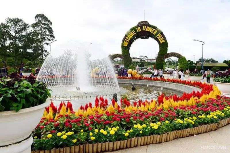Vườn hoa thành phố Đà Lạt một địa điểm tham quan thú vị vào tháng tám