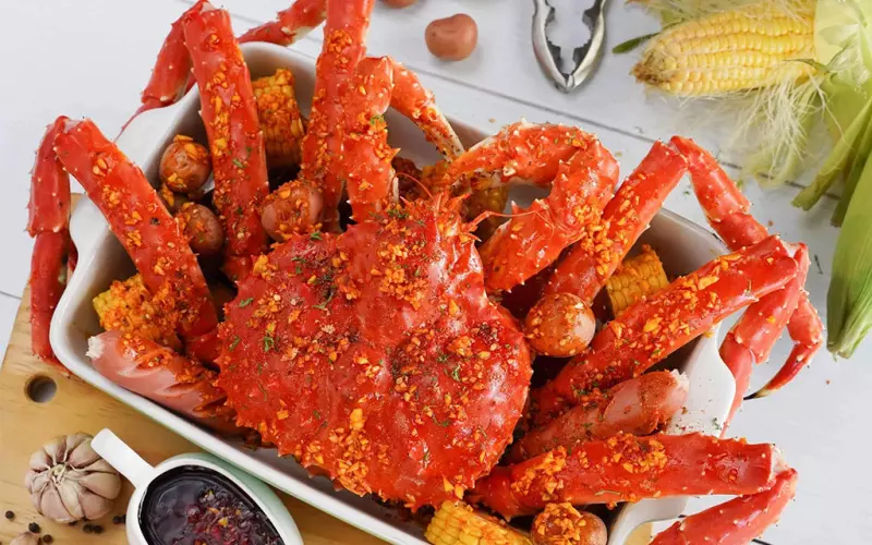 Món RED KING CRAB