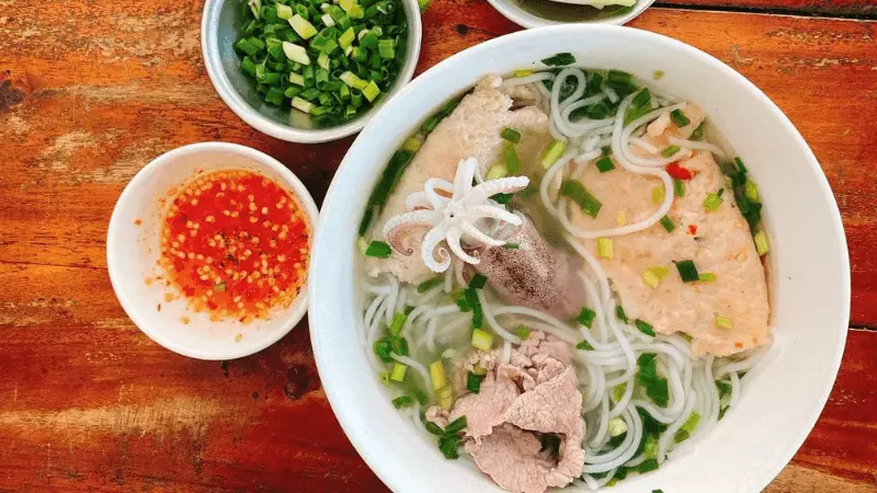 Bún quậy Phú Quốc hấp dẫn