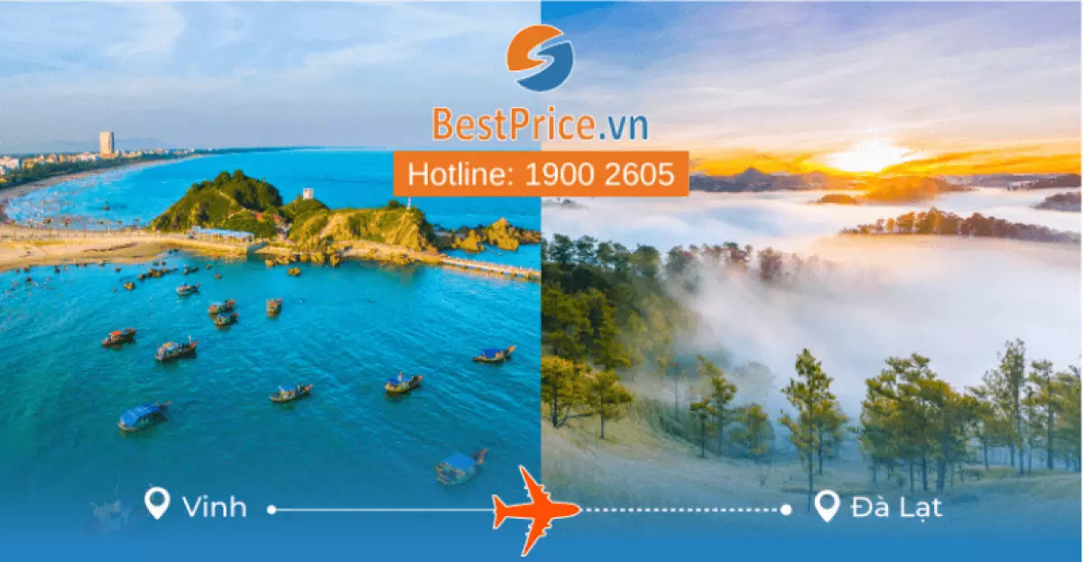 Đặt vé máy bay Vinh đi Đà Lạt