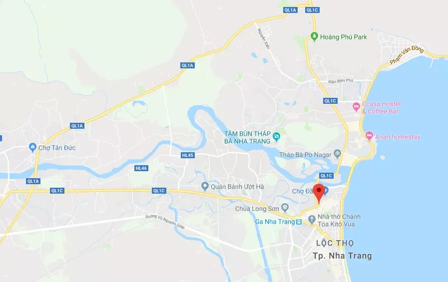 Quốc lộ 1C đoạn đi qua Nha Trang