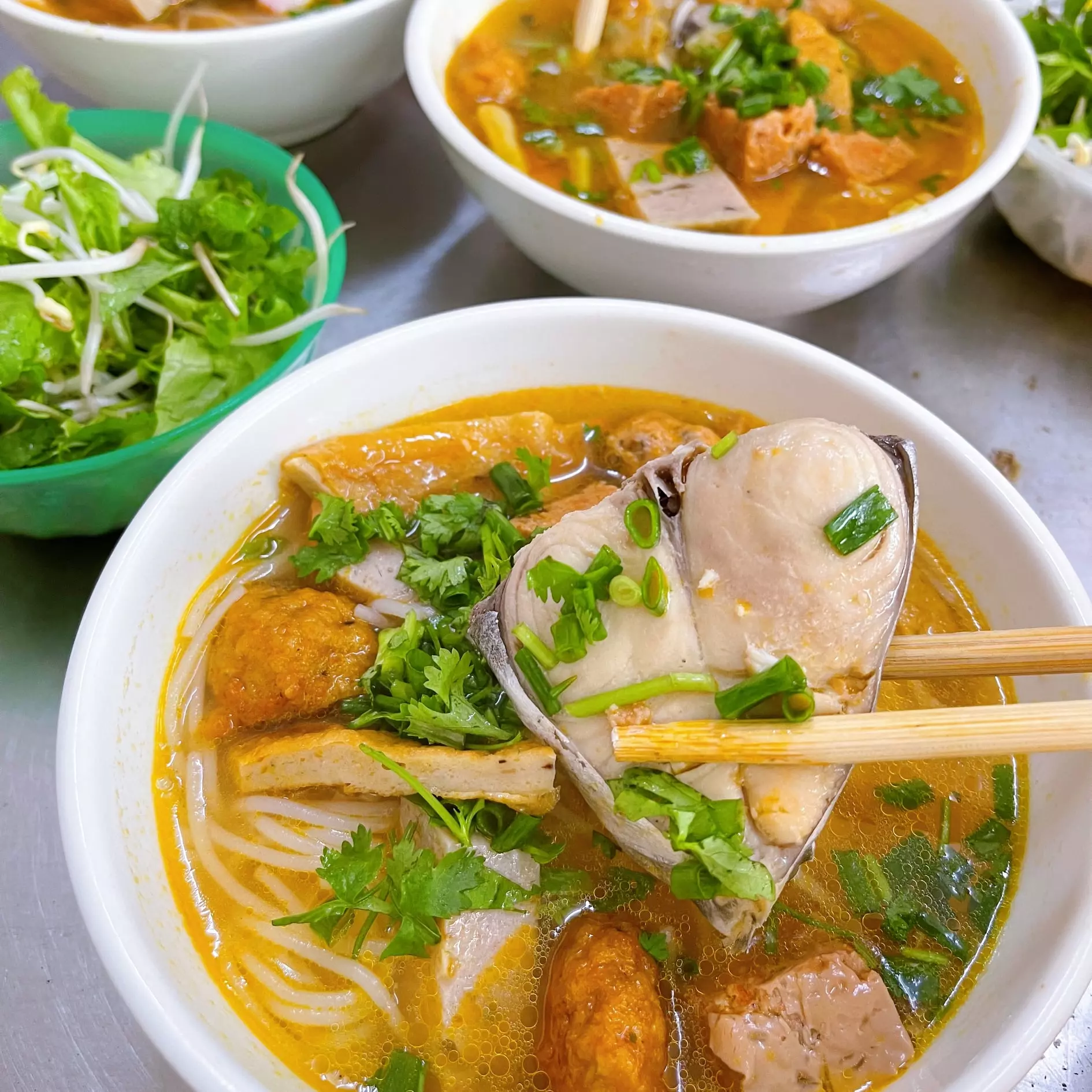 bún chả cá Bà Lữ