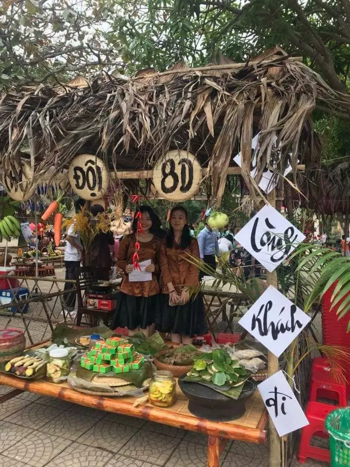 Trang trí đơn giản cho gian hàng ẩm thực