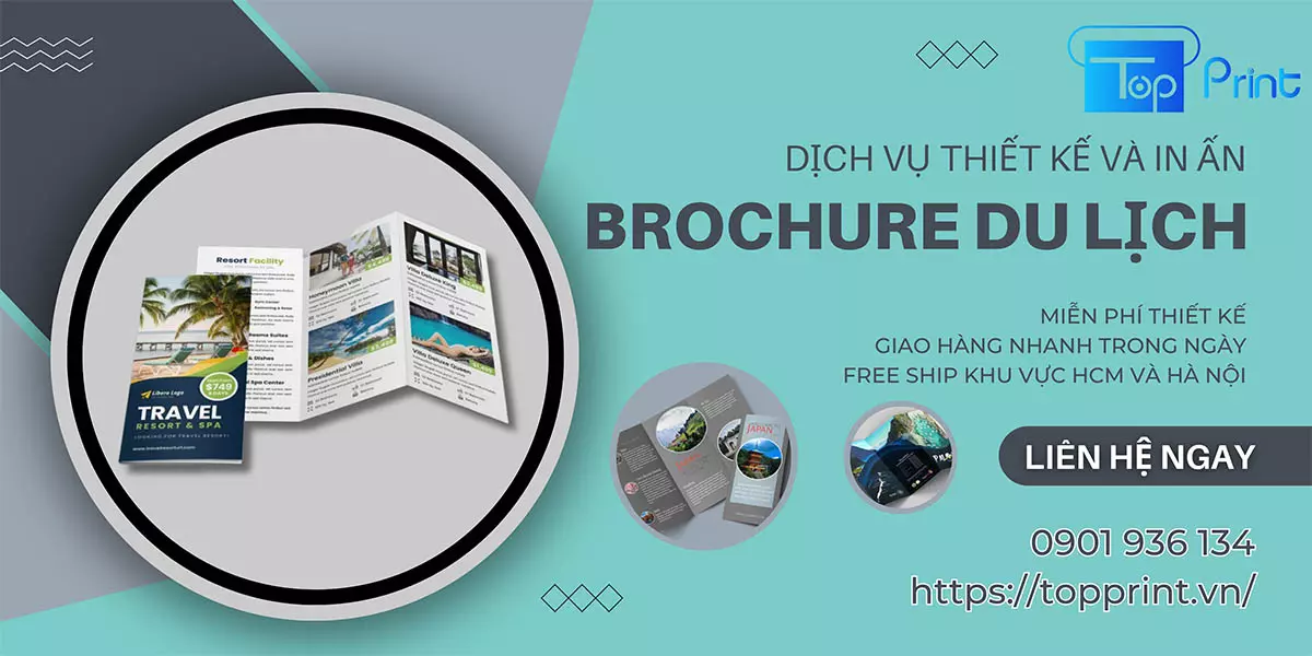 Dịch vụ in Brochure du lịch giá rẻ tại Hồ Chí Minh và Hà Nội