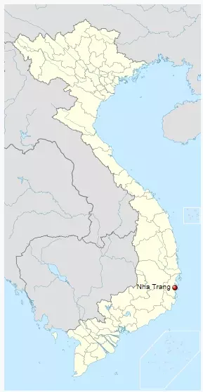 Vị trí Nha Trang trên bản đồ Việt Nam