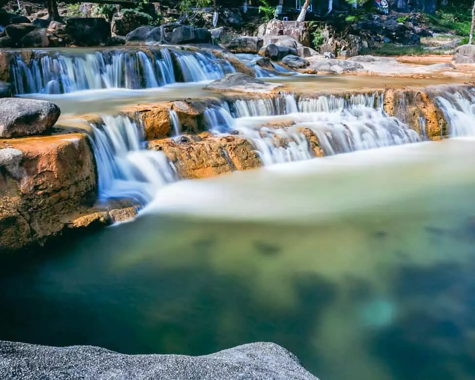 Dòng suối xanh mát tại Yang Bay Nhà Trang