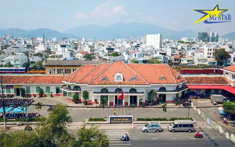 Ga Nha Trang từ trên cao