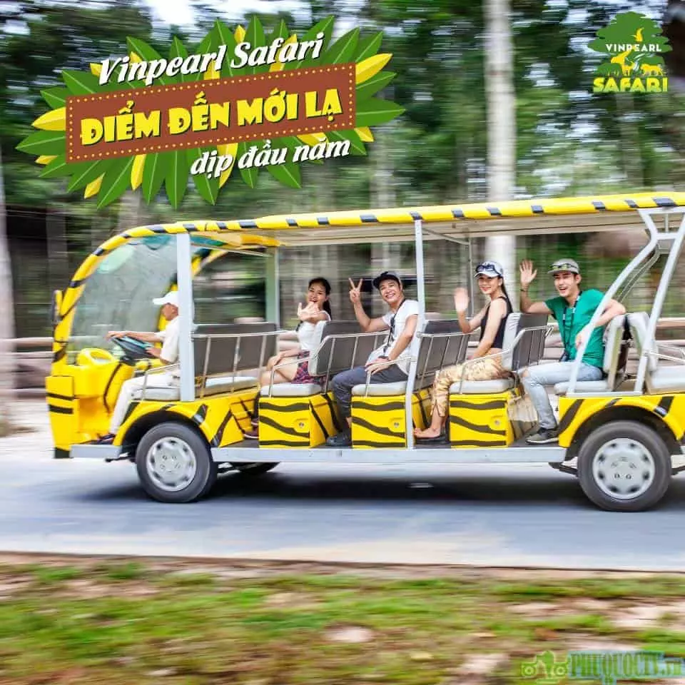 Vip tour Vinpearl Safari Phú Quốc