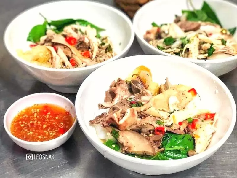 Bánh ướt lòng gà Đà Lạt