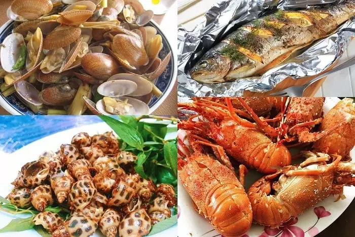 Hải sản bờ kè Nha Trang