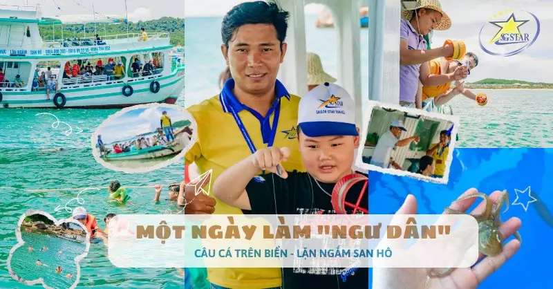 Trải nghiệm một ngày làm "ngư dân" hấp dẫn - Du lịch Phú Quốc 3 Ngày 2 Đêm