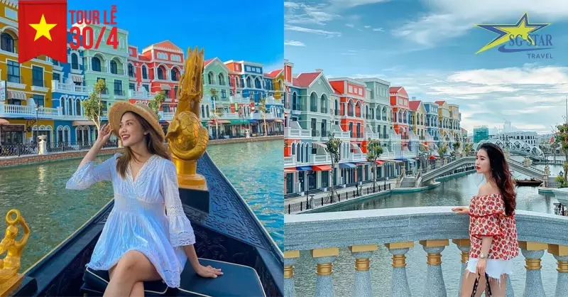 Du ngoạn trên dòng sông Venice (Ý) - Tour Phú Quốc 3 Ngày 3 Đêm Lễ 30/4