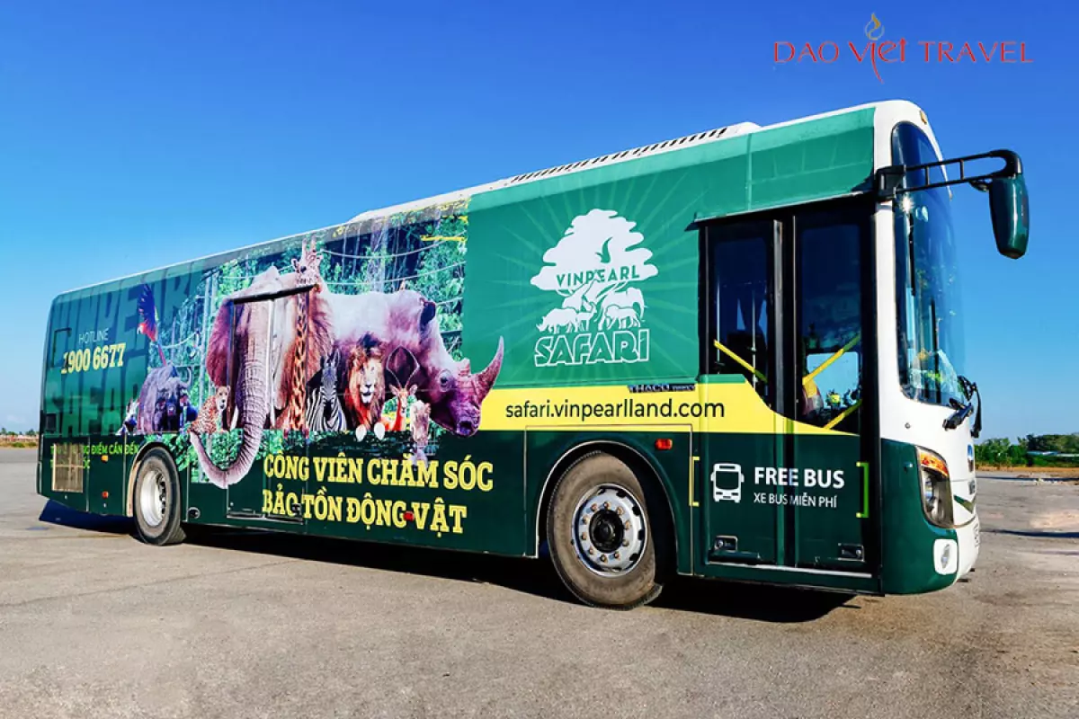 Toàn bộ xe bus Vinpearl Phú Quốc hoàn toàn miễn phí.